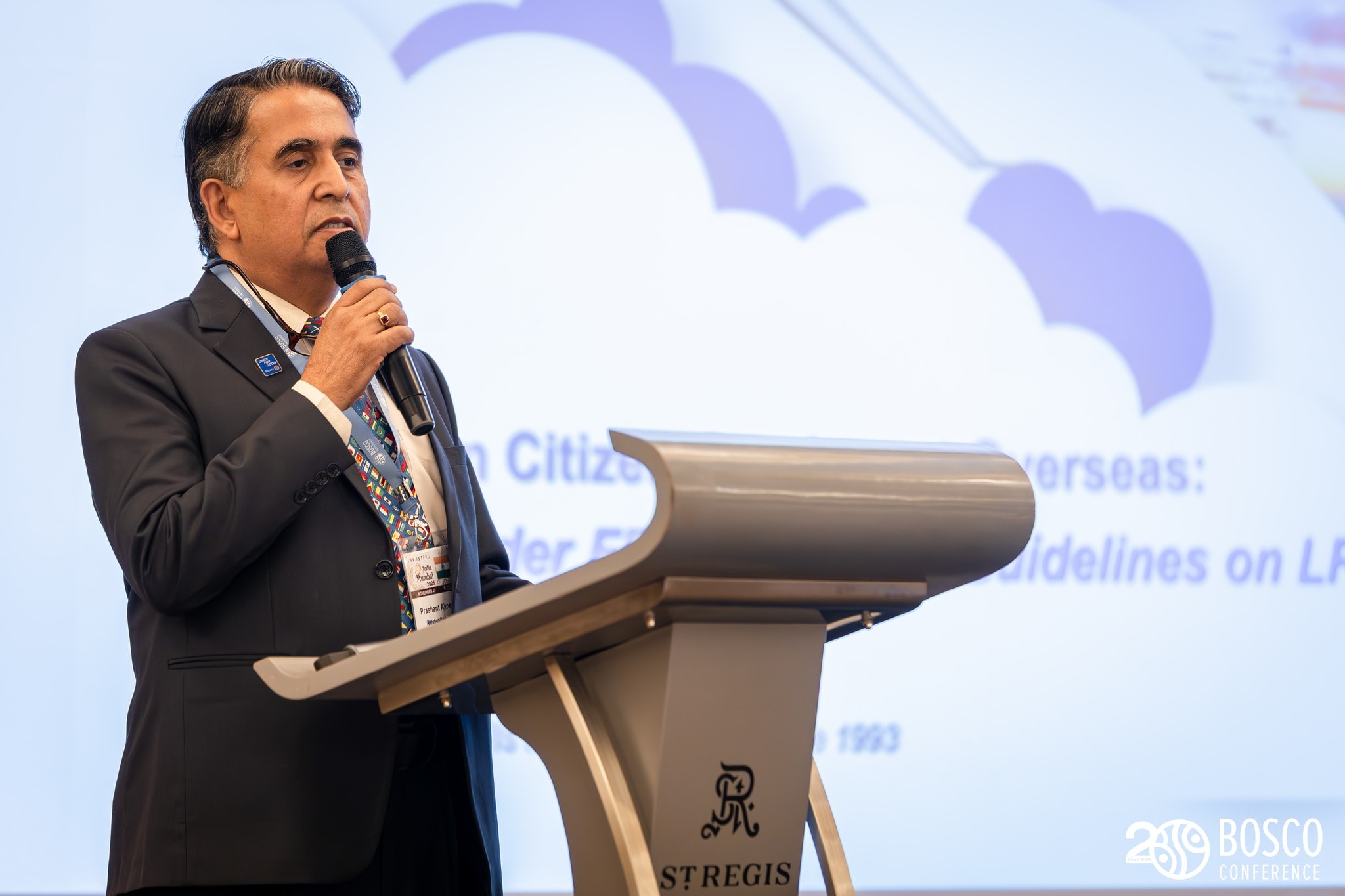 Prashant Ajmera speaking at conference - Business Consultant and Global Expansion Expert with 32+ years experience